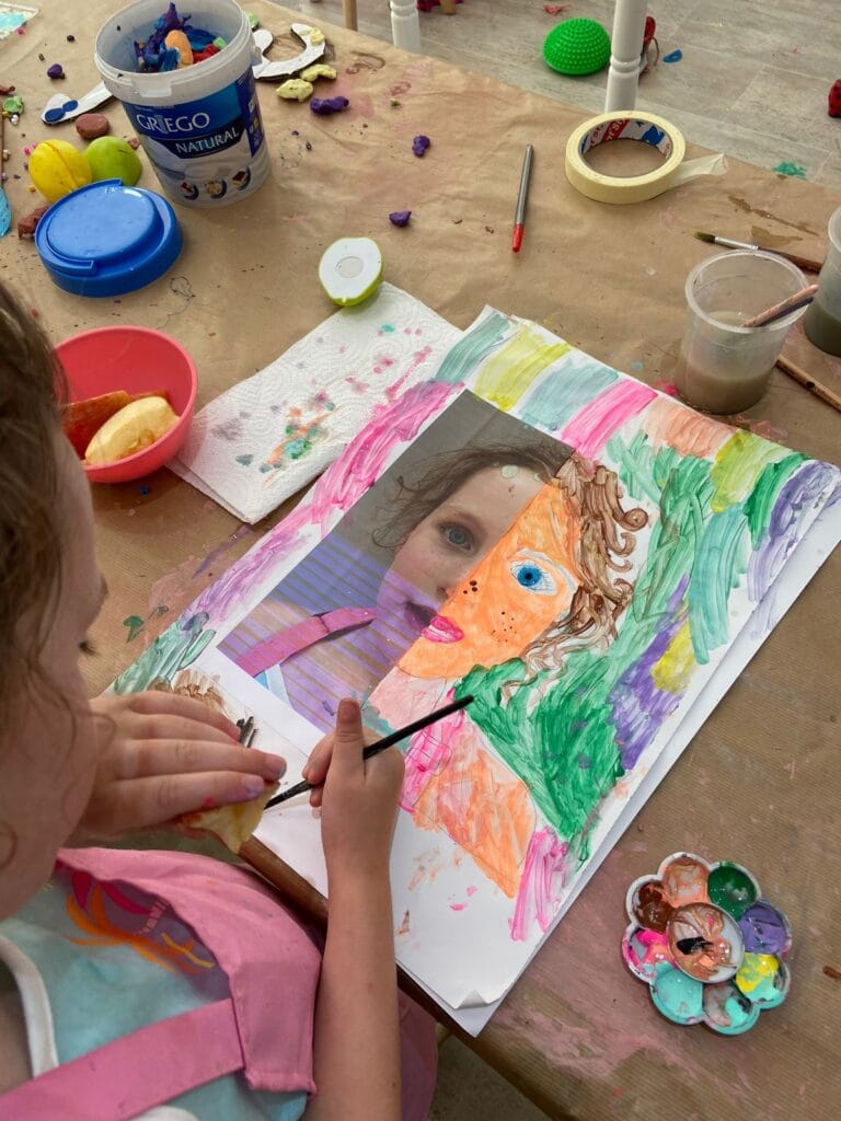 children-summer-camp-activities-estepona-painting
